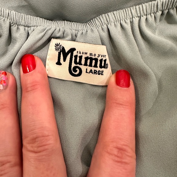 Show me your mumu heather maxi dress, silver sage - Picture 4 of 4